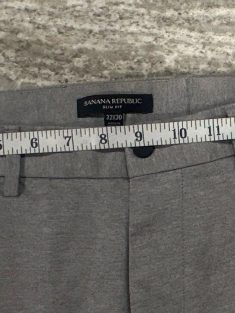 Banana Republic Gray Stretch Dress Pants